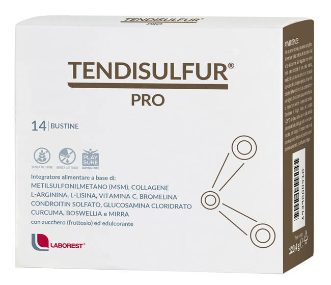 TENDISULFUR PRO 14 BUSTINE DA 8,6G - farmascienza.it
