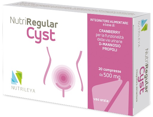NUTRIREGULAR CYST 20 CAPSULE 500 MG - farmascienza.it