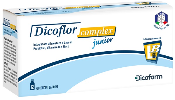 DICOFLOR COMPLEX JUNIOR 12 FLACONI DA 10 ML - farmascienza.it