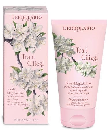 TRA I CILIEGI SCRUB MAGICAZIONE OLIOGEL ESFOLIANTE CORPO 150 ML - farmascienza.it