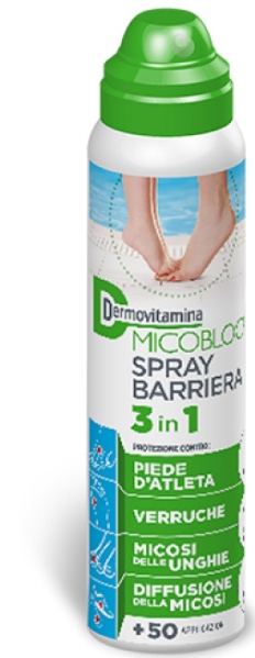 DERMOVITAMINA MICOBLOCK SPRAY BARRIERA 3 IN 1 PIEDE D'ATLETA 100 ML - farmascienza.it