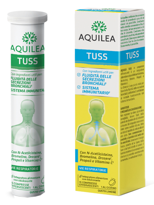 AQUILEA TUSS 15 COMPRESSE EFFERVESCENTI 90 G - farmascienza.it