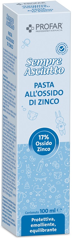 PASTA ALL'OSSIDO DI ZINCO 17% 100 ML PROFAR - farmascienza.it