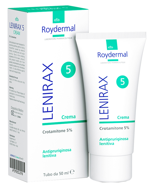 LENIRAX 5 CREMA DERMATOLOGICA CROTAMITONE 5% 50 ML - farmascienza.it