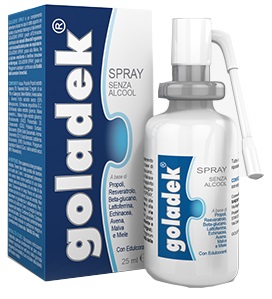 GOLADEK SPRAY NO ALCOOL 25 ML - farmascienza.it