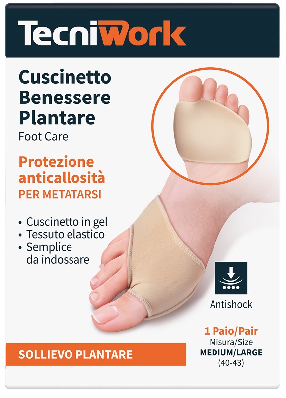 BENESSERE PLANTARE CUSCINETTO MEDIUM/LARGE 1 PAIO - farmascienza.it