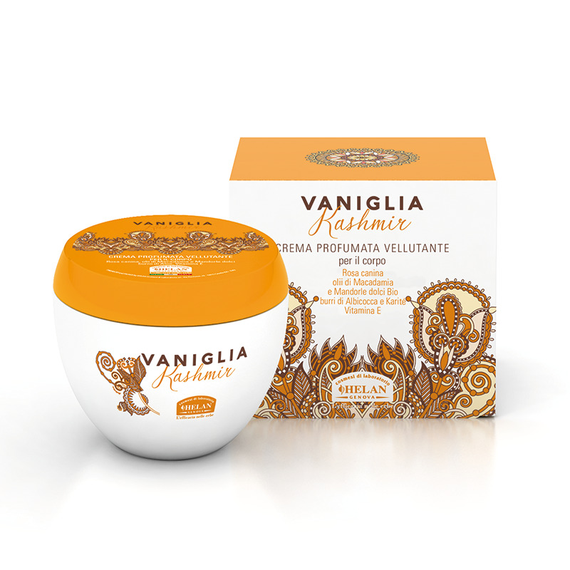 VANIGLIA KASHMIR CREMA PROFUMATA VELLUTANTE PER IL CORPO 200 ML - farmascienza.it