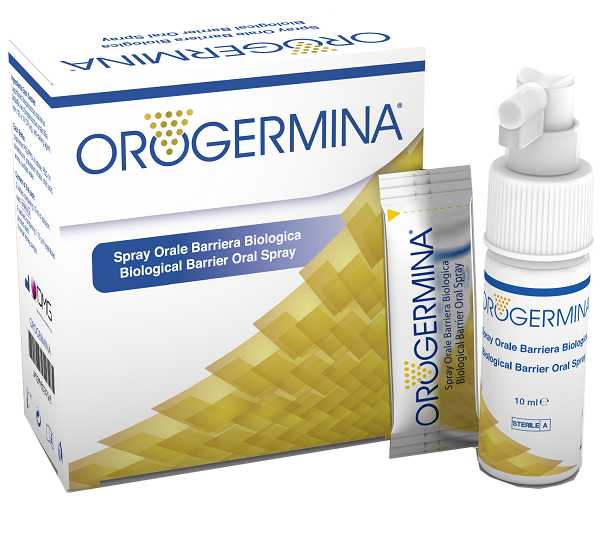 OROGERMINA SPRAY ORALE 2 FLACONI X 10 ML + 2 BUSTINE 1,15 G DI LIOFILIZZATO + 2 NEBULIZZATORI ORALI - farmascienza.it