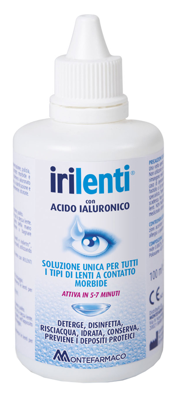 SOLUZIONE UNICA PER LENTI A CONTATTO IRILENTI 100ML - farmascienza.it