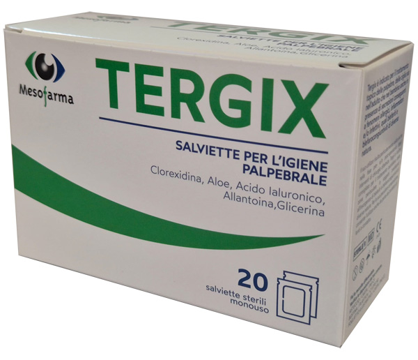SALVIETTINA MONOUSO STERILI TERGIX PER IL TRATTAMENTO DELLA ZONA PERIOCULARE 20 PEZZI - farmascienza.it