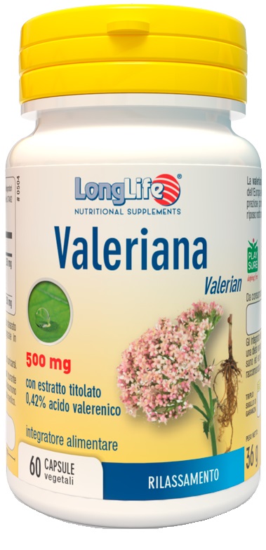 LONGLIFE VALERIANA 60 CAPSULE 500 MG - farmascienza.it