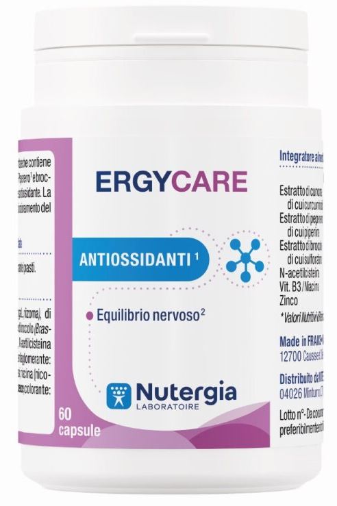NUTERGIA ERGYCARE 60 CAPSULE - farmascienza.it
