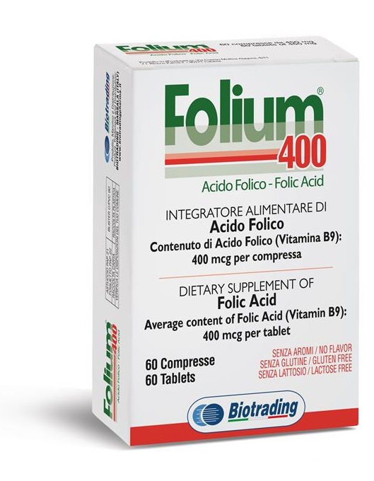 FOLIUM 400 60 COMPRESSE - farmascienza.it