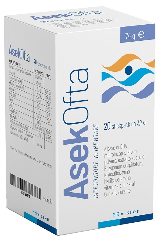 ASEK OFTA 20 STICKPACK - farmascienza.it