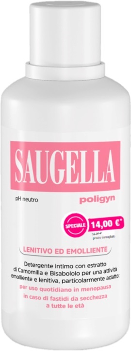 SAUGELLA POLIGYN PH NEUTRO LENITIVO ED EMOLLIENTE 500 ML TAGLIO PREZZO - farmascienza.it