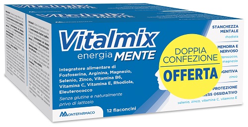 VITALMIX MENTE BIPACK 2 CONFEZIONI DA 12 FLACONCINI DA 12 ML - farmascienza.it