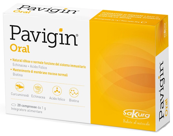 PAVIGIN ORAL 20 COMPRESSE - farmascienza.it