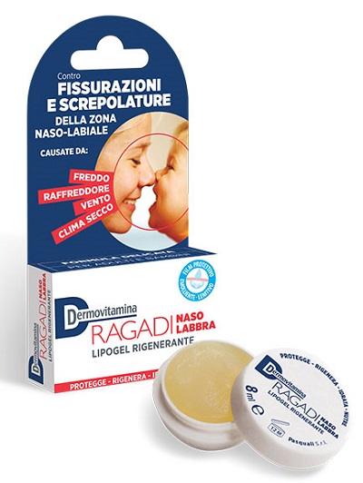 DERMOVITAMINA RAGADI NASO E LABBRA LIPOGEL RIPARATORE 8 ML - farmascienza.it