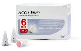 AGO PER PENNA DA INSULINA ACCU-FINE PEN NEEDLE ACCU-CHEK GAUGE 32 X 6MM 100 PEZZI - farmascienza.it