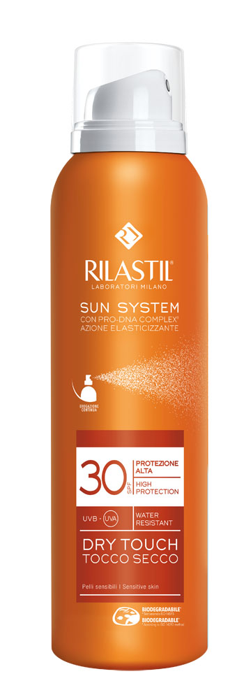 RILASTIL SUN SYSTEM DRY TOUCH SPF 30 200 ML - farmascienza.it
