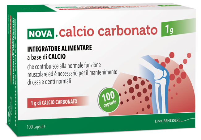 NOVA CALCIO CARBONATO 1 G 100 CAPSULE - farmascienza.it