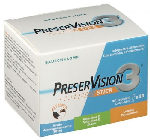 PRESERVISION 3 30 STICK OROSOLUBILI DA 2 G - farmascienza.it