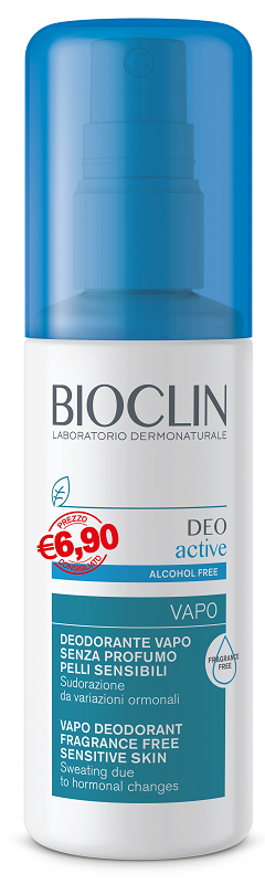 BIOCLIN DEO ACTIVE VAPO SENZA PROFUMO E SENZA ALCOOL PER PELLI SENSIBILI PROMO 100 ML - farmascienza.it