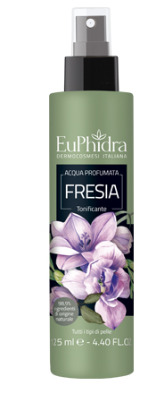 EUPHIDRA ACQUA PROFUMATA FRESIA IN FLACONE CON ETICHETTA POMPA SPRAY - farmascienza.it