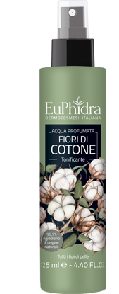 EUPHIDRA ACQUA PROFUMATA COTONE IN FLACONE CON ETICHETTA POMPA SPRAY - farmascienza.it