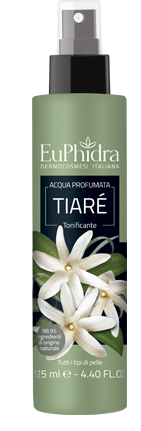 EUPHIDRA ACQUA PROFUMATA TIARE' IN FLACONE CON ETICHETTA POMPA SPRAY - farmascienza.it