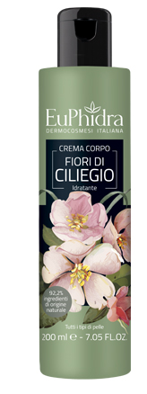 EUPHIDRA CREMA CORPO IDRATANTE CILIEGIO IN FLACONE CON ETICHETTA - farmascienza.it