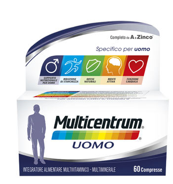 MULTICENTRUM UOMO 60 COMPRESSE - farmascienza.it