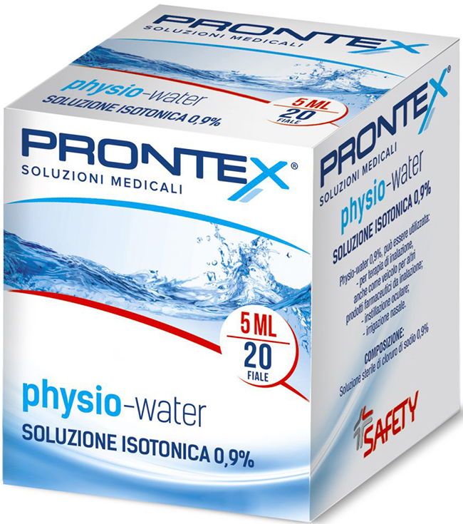 SOLUZIONE FISIOLOGICA PRONTEX PHYSIO ISOTONIC 20 FIALE DA 5 ML - farmascienza.it