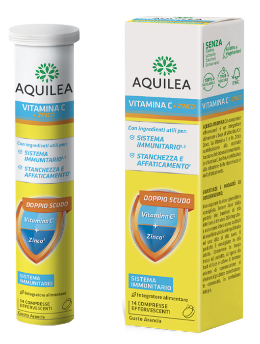 AQUILEA VITAMINA C 14 COMPRESSE EFFERVESCENTI - farmascienza.it