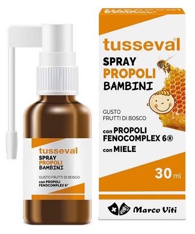 TUSSEVAL GOLA PROPOLI SPRAY PER BAMBINI 30 ML - farmascienza.it