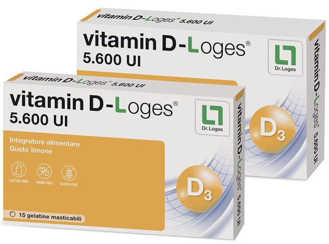 VITAMIN D-LOGES 30 GELATINE MASTICABILI GUSTO LIMONE 42 G - farmascienza.it