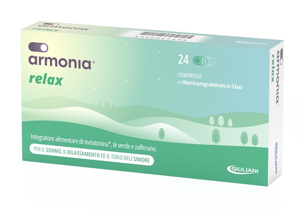 ARMONIA RELAX 1 MG A BASE DI MELATONINA 24 COMPRESSE - farmascienza.it
