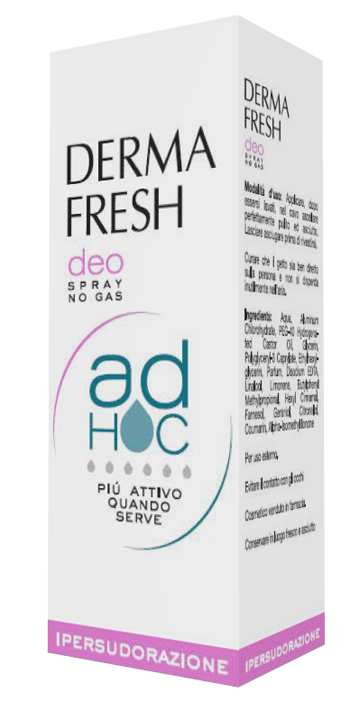 DERMAFRESH DEO SPRAY NO GAS AD HOC IPERSUDORAZIONE DEODORANTE 100 ML - farmascienza.it