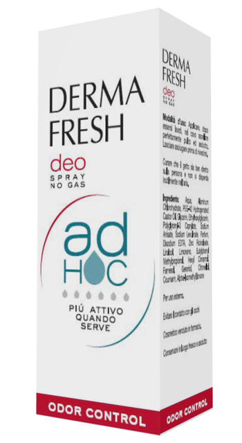 DERMAFRESH DEO SPRAY NO GAS AD HOC ODOR CONTROL DEODORANTE 100 ML - farmascienza.it