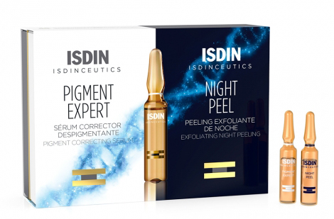 ISDINCEUTICS ROUTINE ANTIMACCHIE ISDINCEUTICS PIGMENT EXPERT 10 FIALE GIORNO + ISDINCEUTICS NIGHT PEEL 10 FIALE NOTTE - farmascienza.it