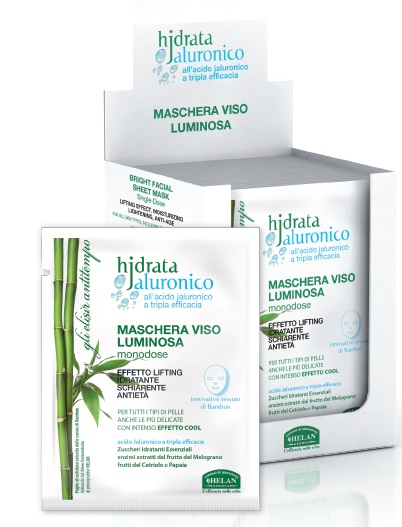 HJDRATA JALURONICO MASCHERA VISO LUMINOSA MONODOSE 15 ML - farmascienza.it