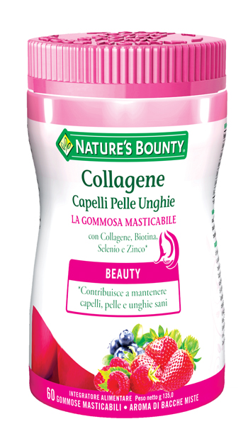 COLLAGENE CAPELLI PELLE UNGHIE 60 GOMMOSE MASTICABILI - farmascienza.it