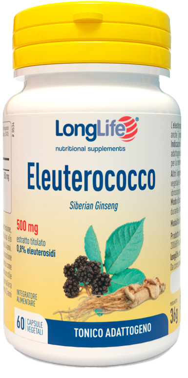 LONGLIFE ELEUTEROCOCCO 0,8% 60 CAPSULE 500MG - farmascienza.it