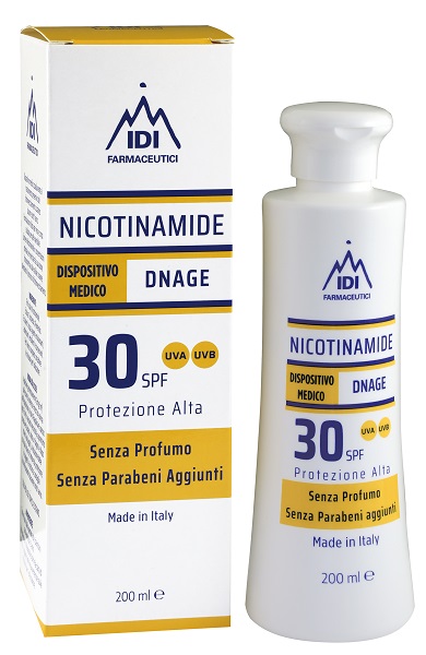 NICOTINAMIDE DNAGE 30SPF PROTEZIONE ALTA 200 ML - farmascienza.it