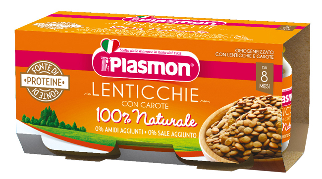 PLASMON OMOGENEIZZATO LENTICCHIE 2 X 80 G - farmascienza.it