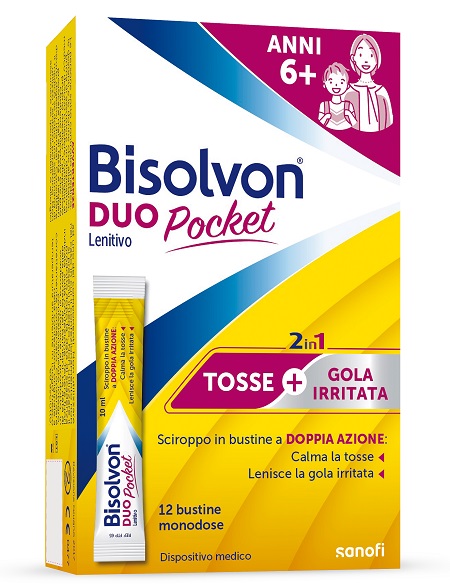 BISOLVON DUO POCKET LENITIVO NEW 12 BUSTINE 12 G - farmascienza.it