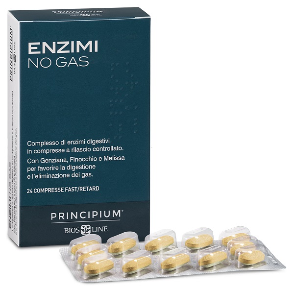 PRINCIPIUM ENZIMI NO GAS FAST/RETARD 24 COMPRESSE - farmascienza.it