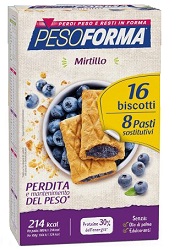 PESOFORMA BISCOTTI MIRTILLI 8 PASTI 16 BISCOTTI - farmascienza.it