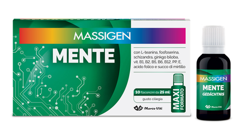 MASSIGEN MENTE 10 FLACONI DA 25 ML - farmascienza.it