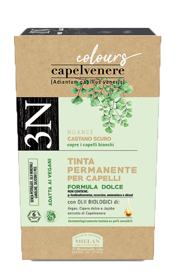 CAPELVENERE COLOURS TINTA CAPELLI 3N CASTANO SCURO - farmascienza.it